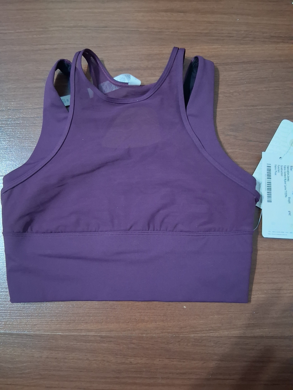 lululemon athletica High Neck Sports Bra - Plum